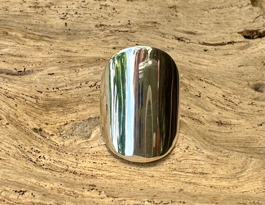 Sterling Silver Saddle Ring