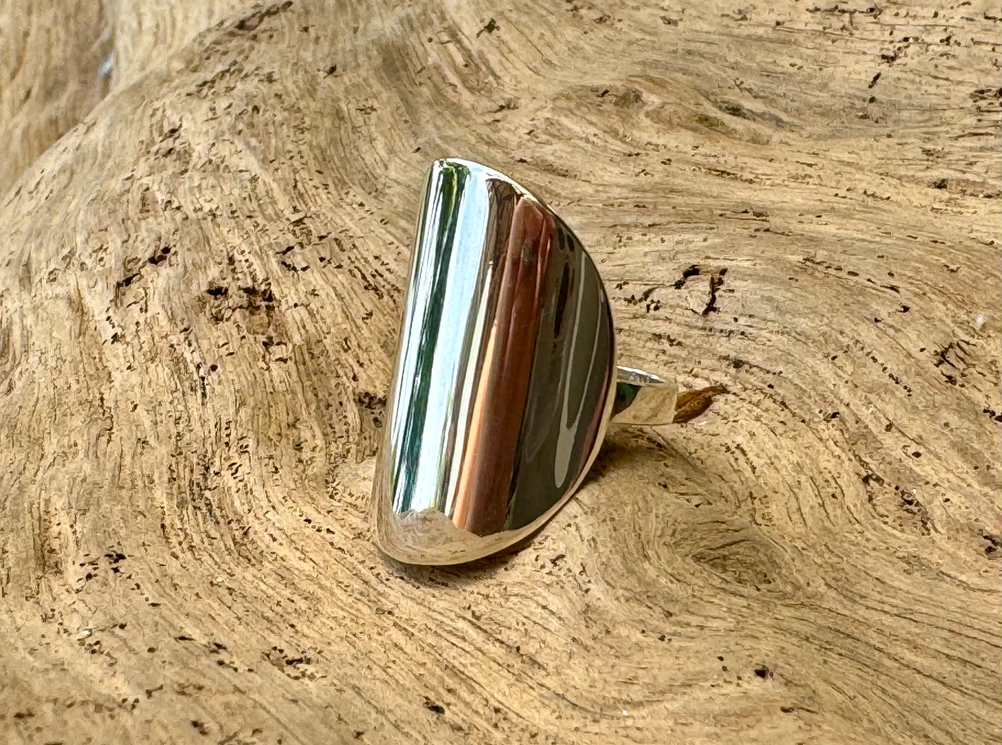 Sterling Silver Saddle Ring