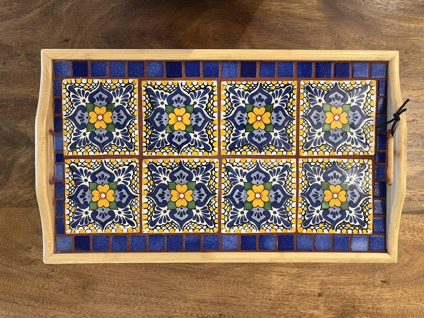 Tray Featuring Mexican Tile