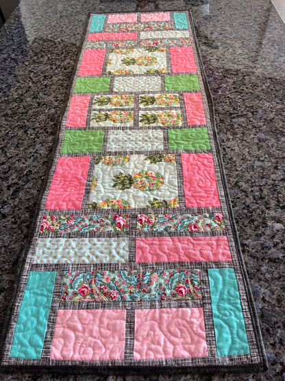 Batik Costa Rican Inspired Stained Glass Table Runners