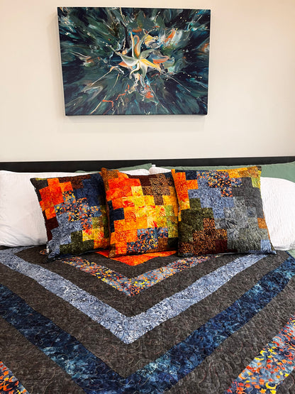 Cosy handmade lap-size quilts for comfort,  decor and gifts