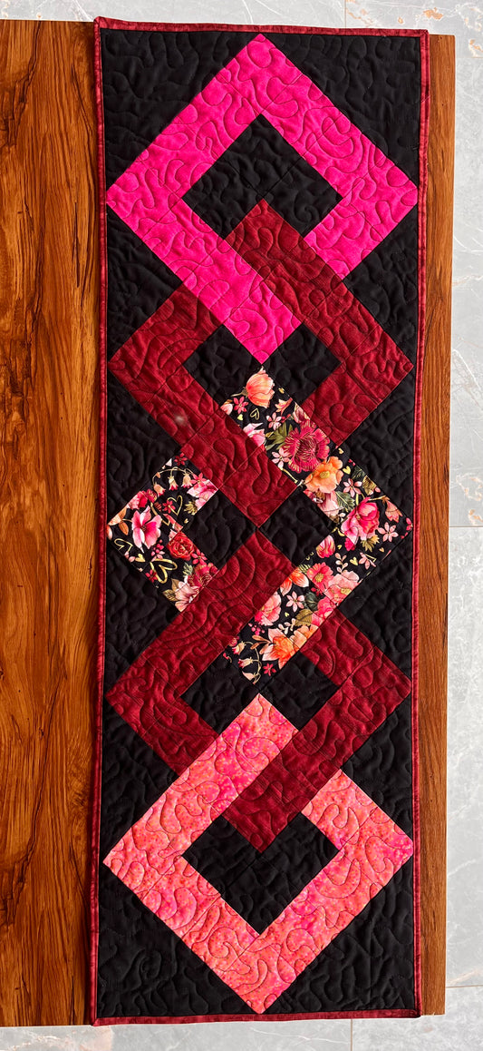 Batik Interlocking Squares Table Runners