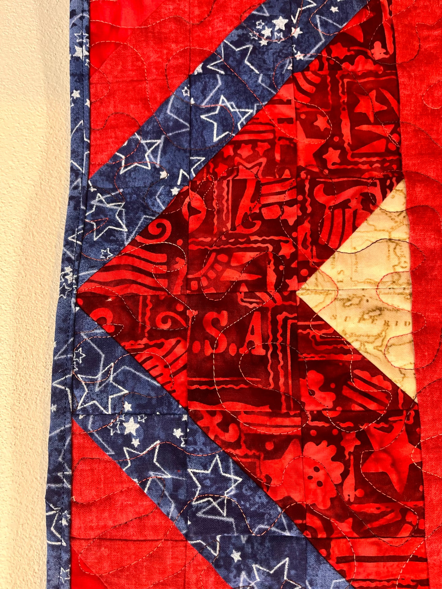 "Are You OK" Quilted Wall Hanging