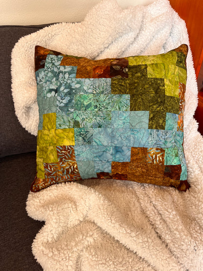 Cosy handmade lap-size quilts and pillow covers for comfort,  decor and gifts