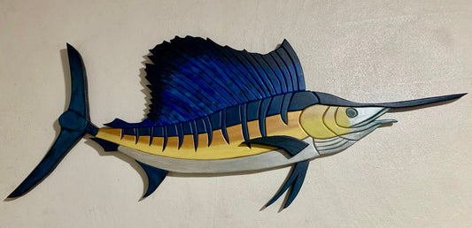 Carved Wood Swordfish