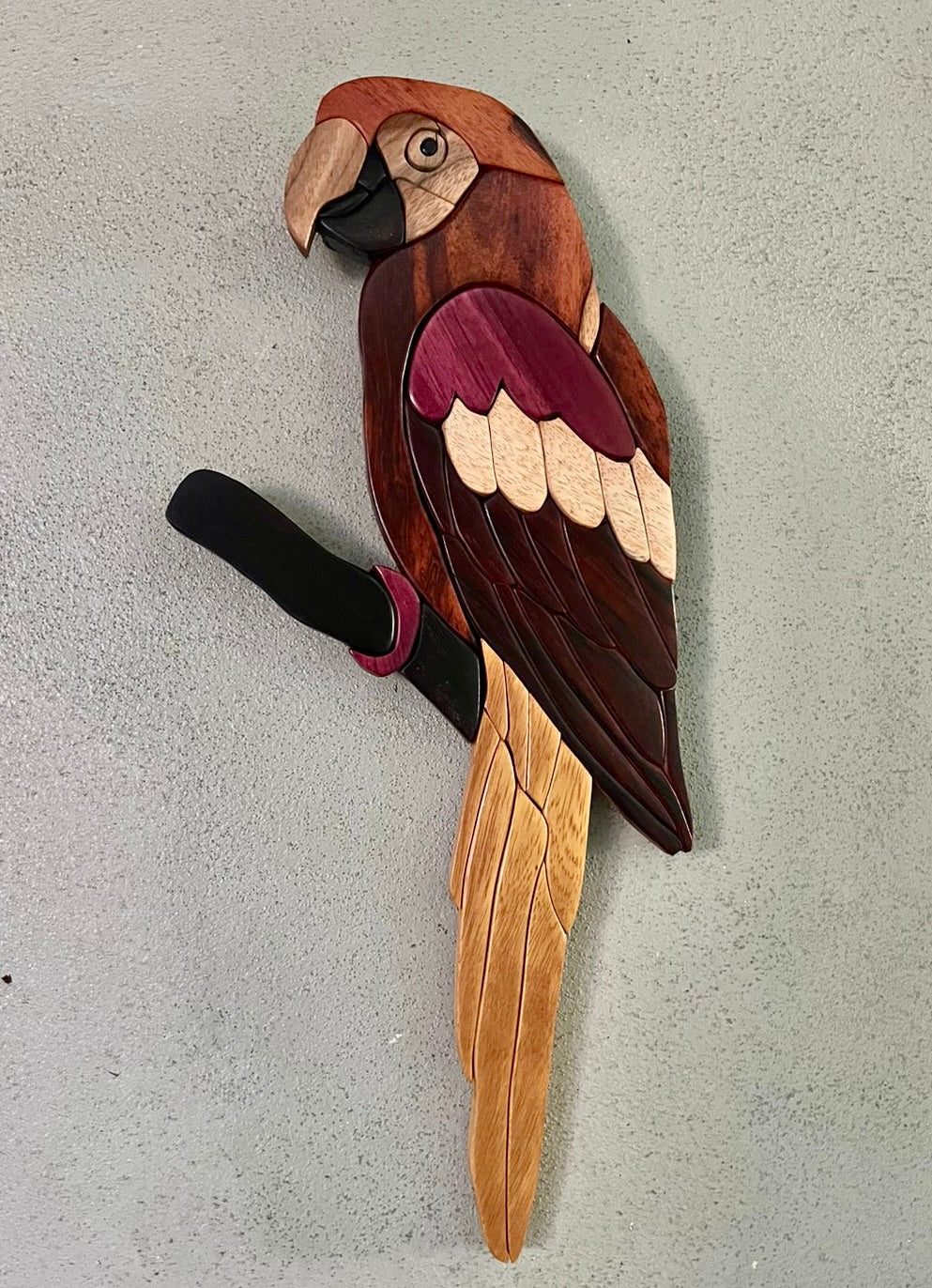 Carved Parrot