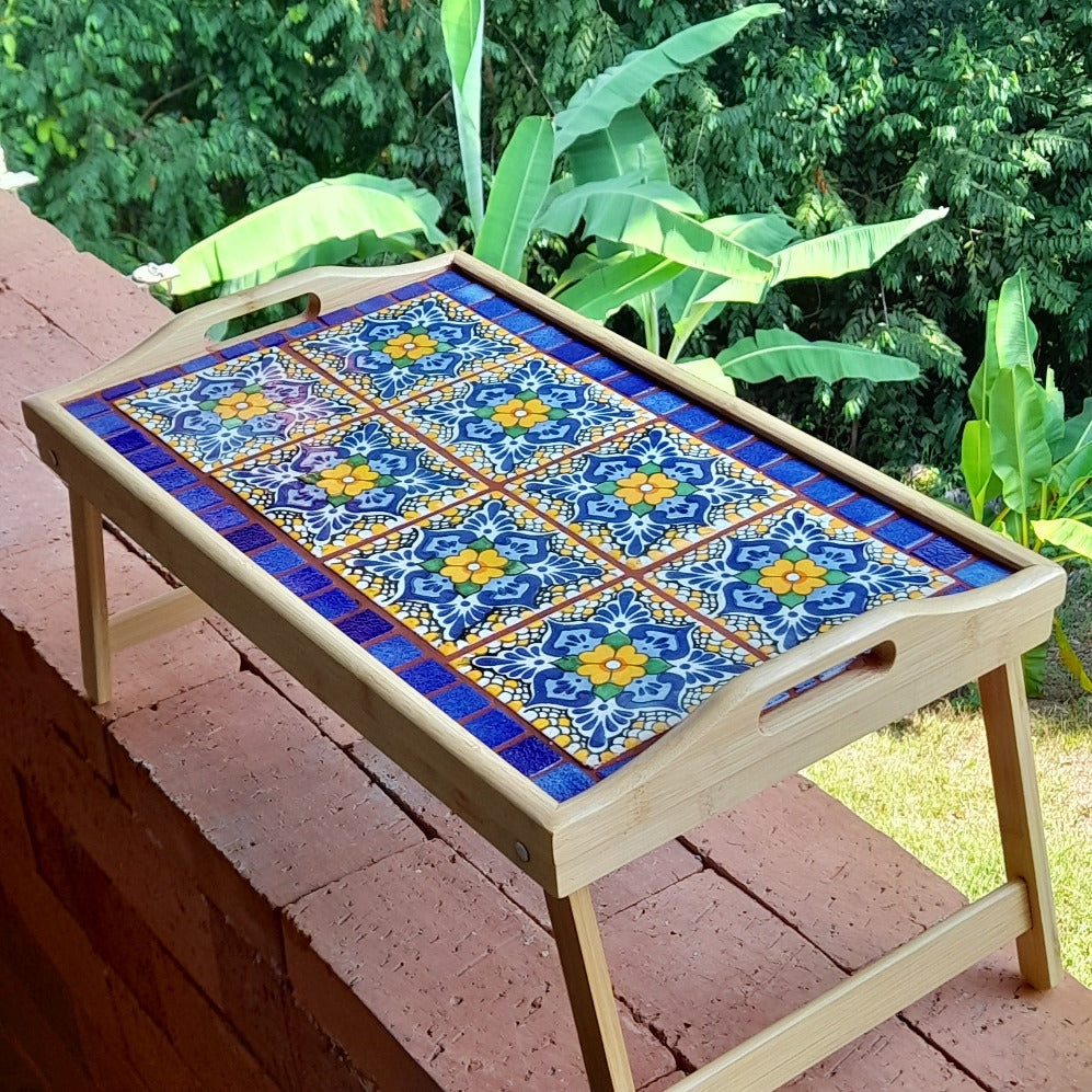 Tray Featuring Mexican Tile