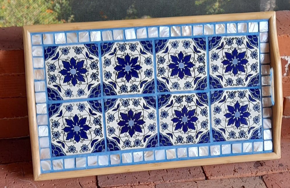 Tray featuring Mexican Tile