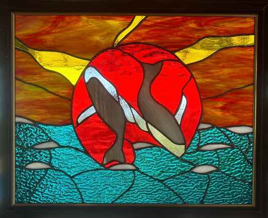 Sunset Whales