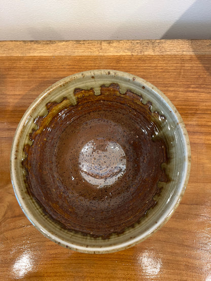 Stunning Brown Pottery Bowl