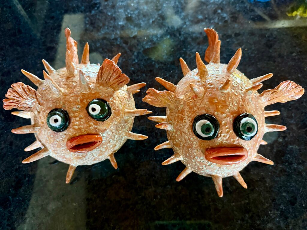 Ceramic Puffer Fish