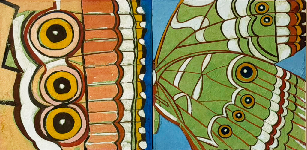 Underbelly Morpho Diptych