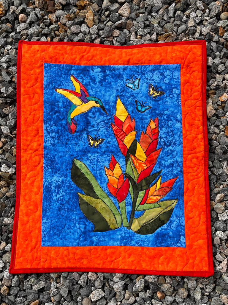 Colorful Heliconia Wall Hanging